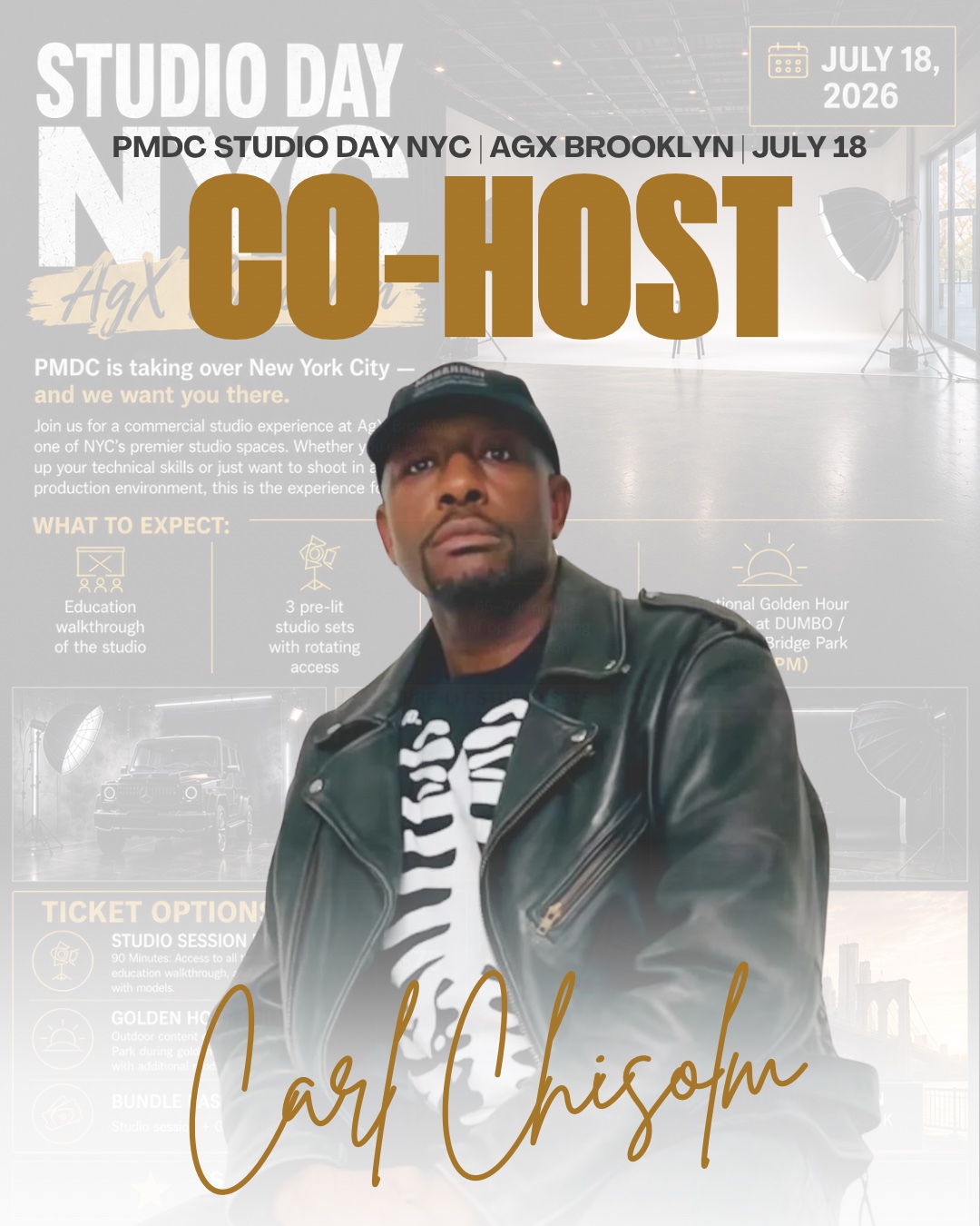 PMDC Studio Day NYC Co-Host: Carl Chisolm